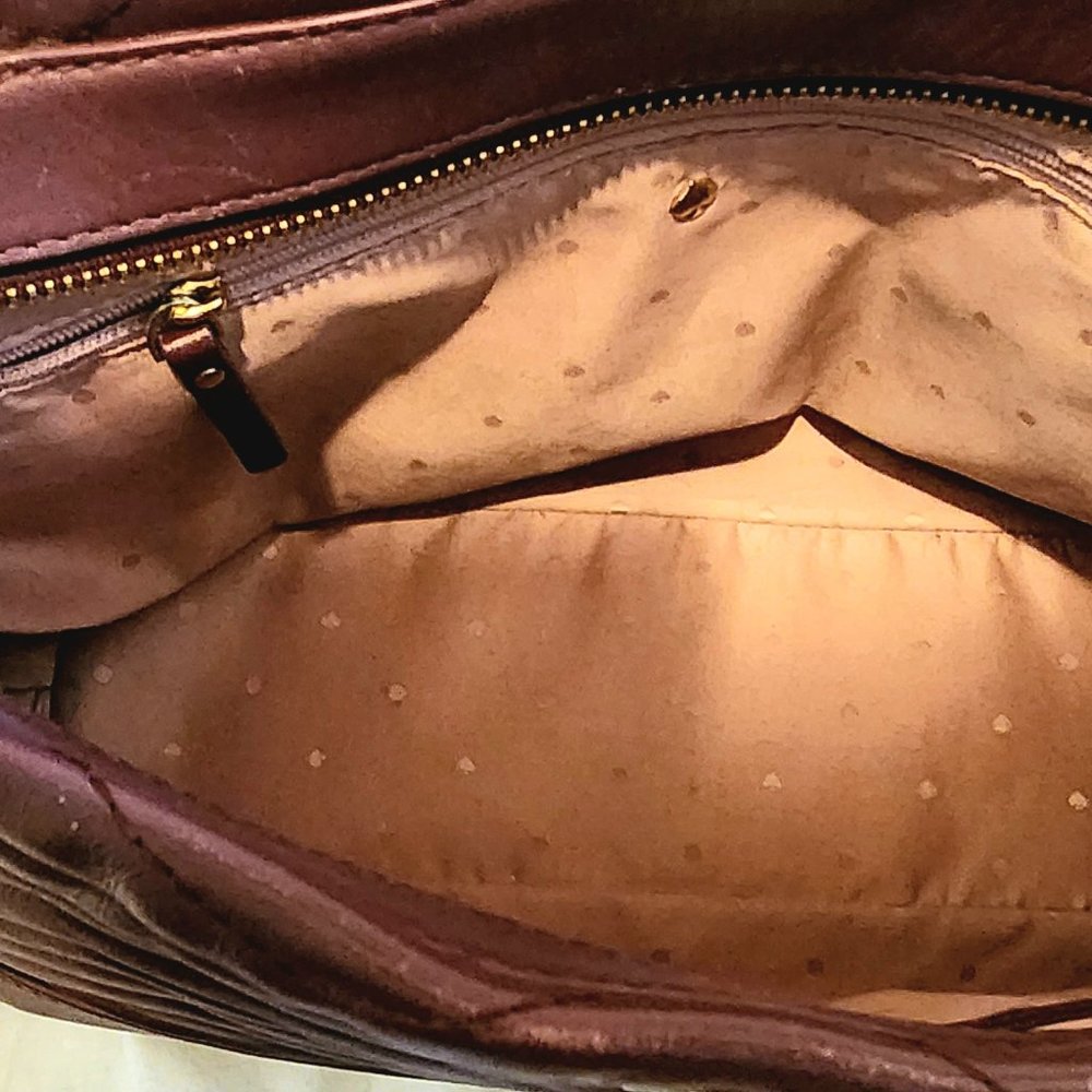 Kate Spade New York Maryanne Burgundy Leather Crossbody Bag - Picture 6 of 9